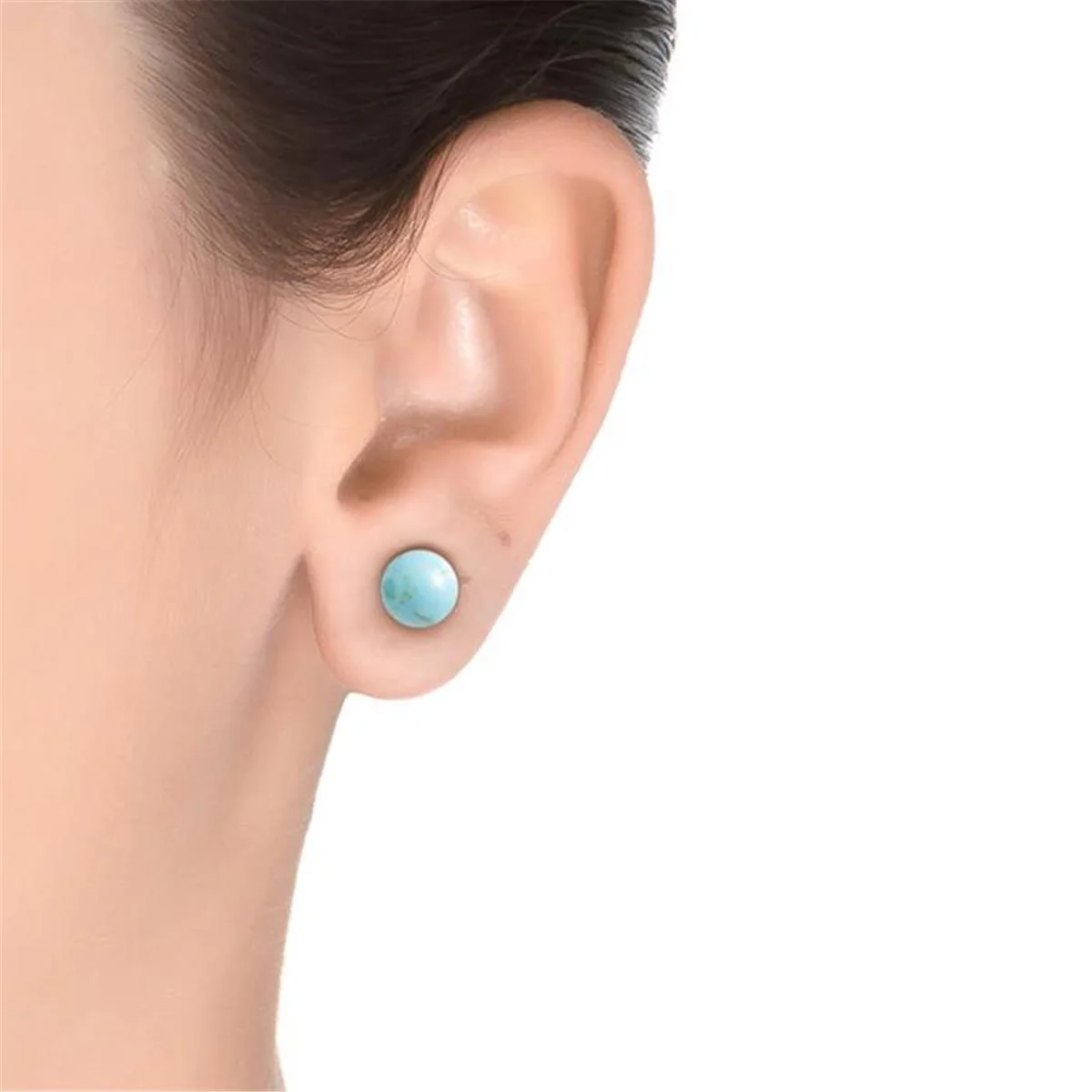 Pendientes Poder Plata De Ley 925 - Poder AZUL - Image 2
