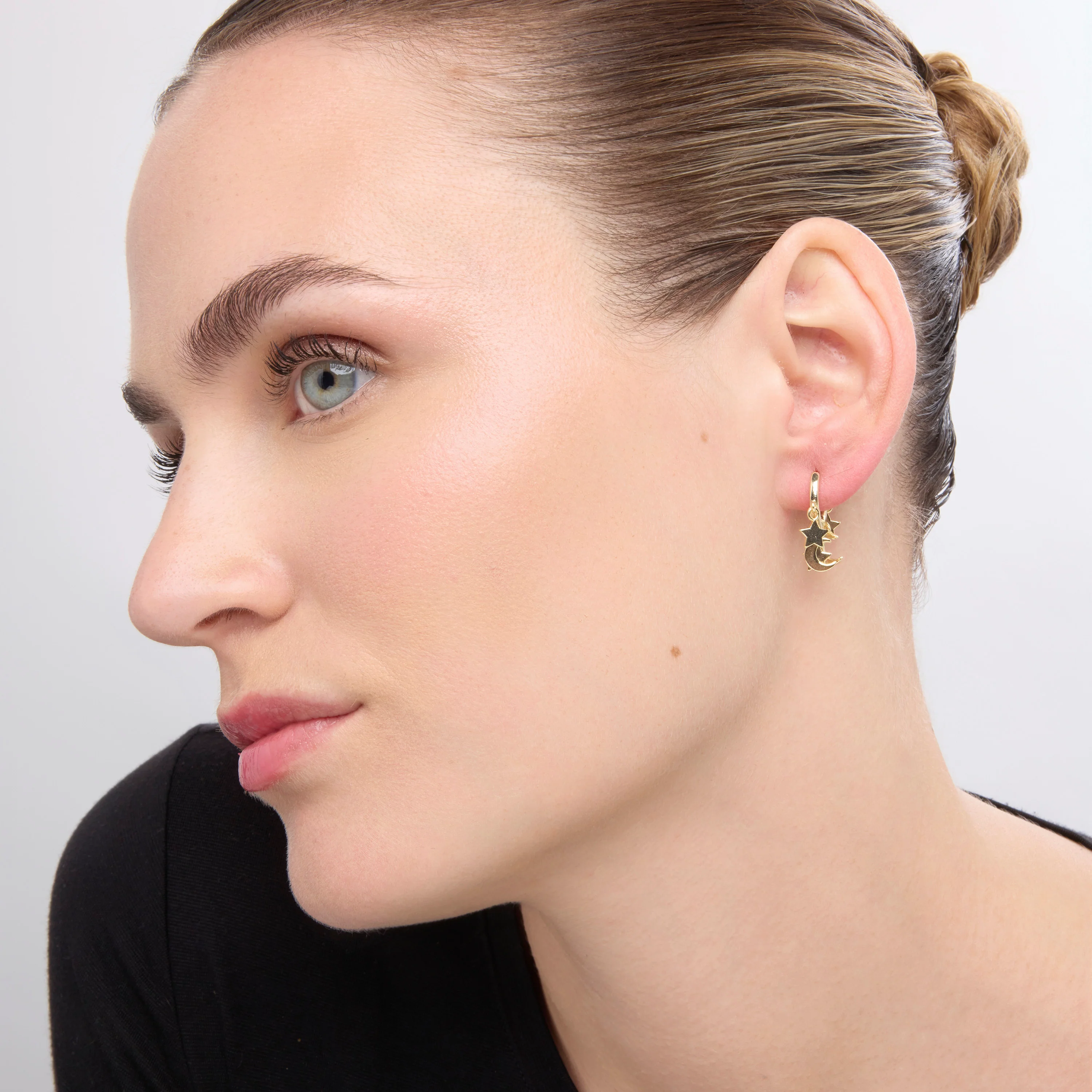 Pendientes acabado oro amarillo de 18k - Praz - Image 2