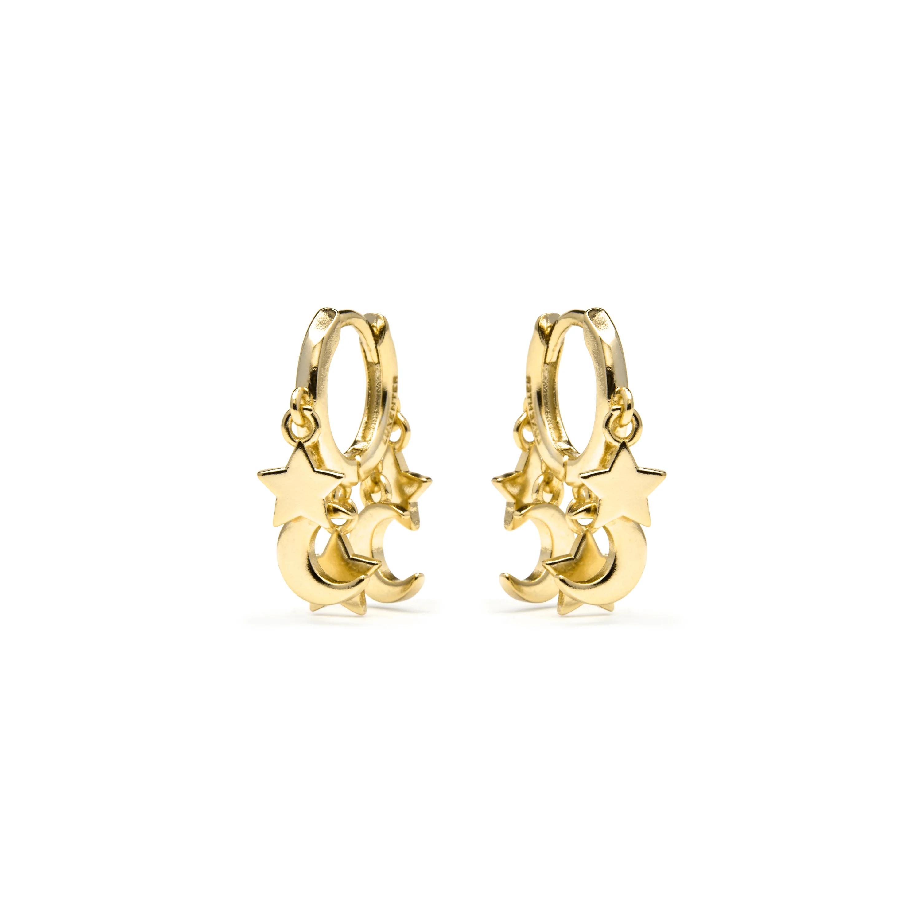 Pendientes acabado oro amarillo de 18k - Praz - Image 3
