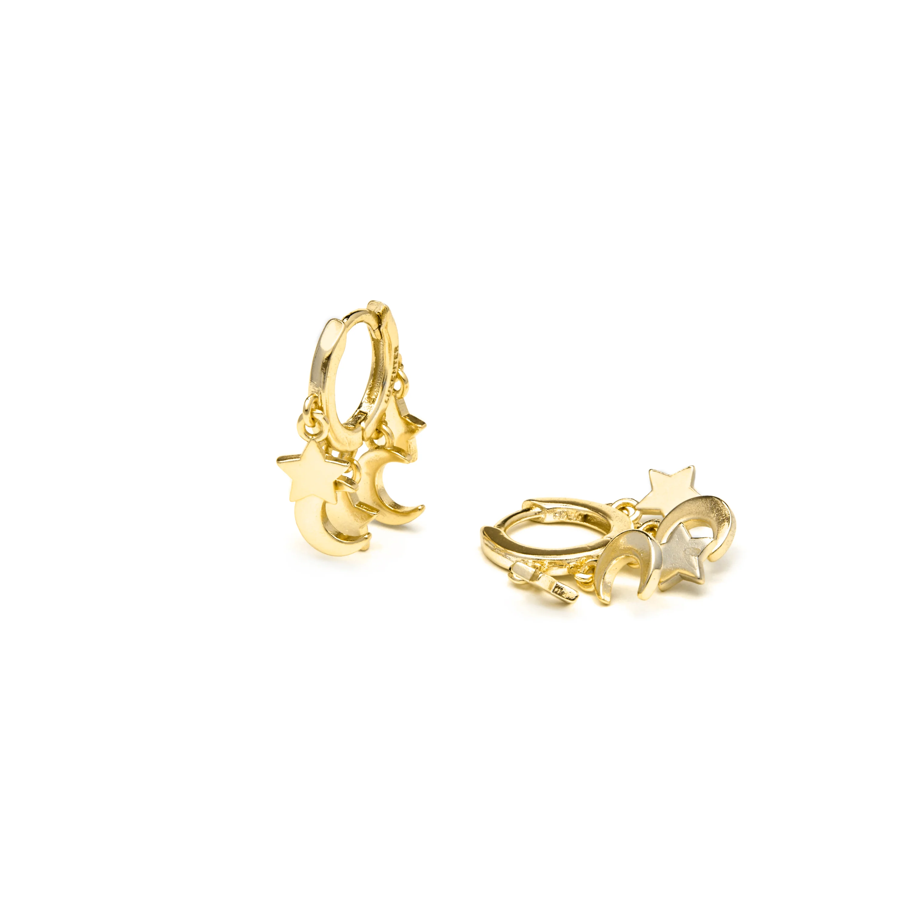 Pendientes acabado oro amarillo de 18k - Praz - Image 4