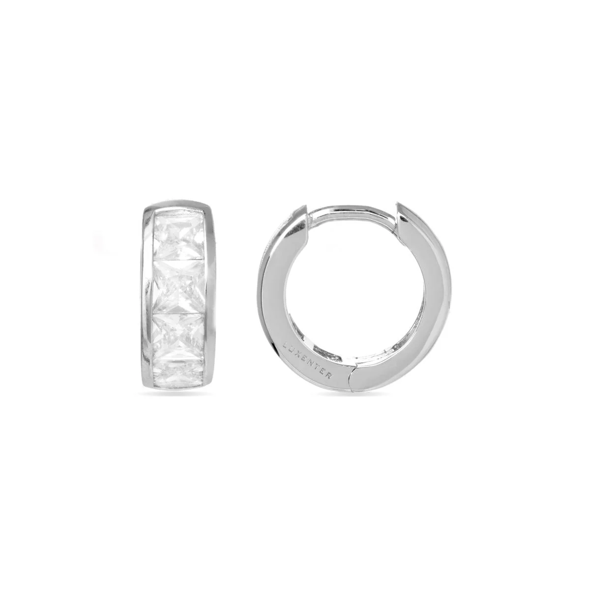 Pendientes Princesa Plata de Ley 925 - Princesa BLANCO