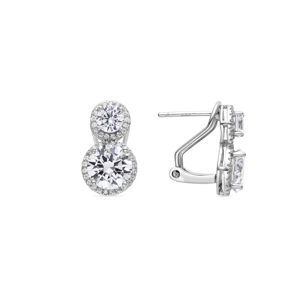 Pendientes Pruka Plata de Ley 925 - Pruka BLANCO