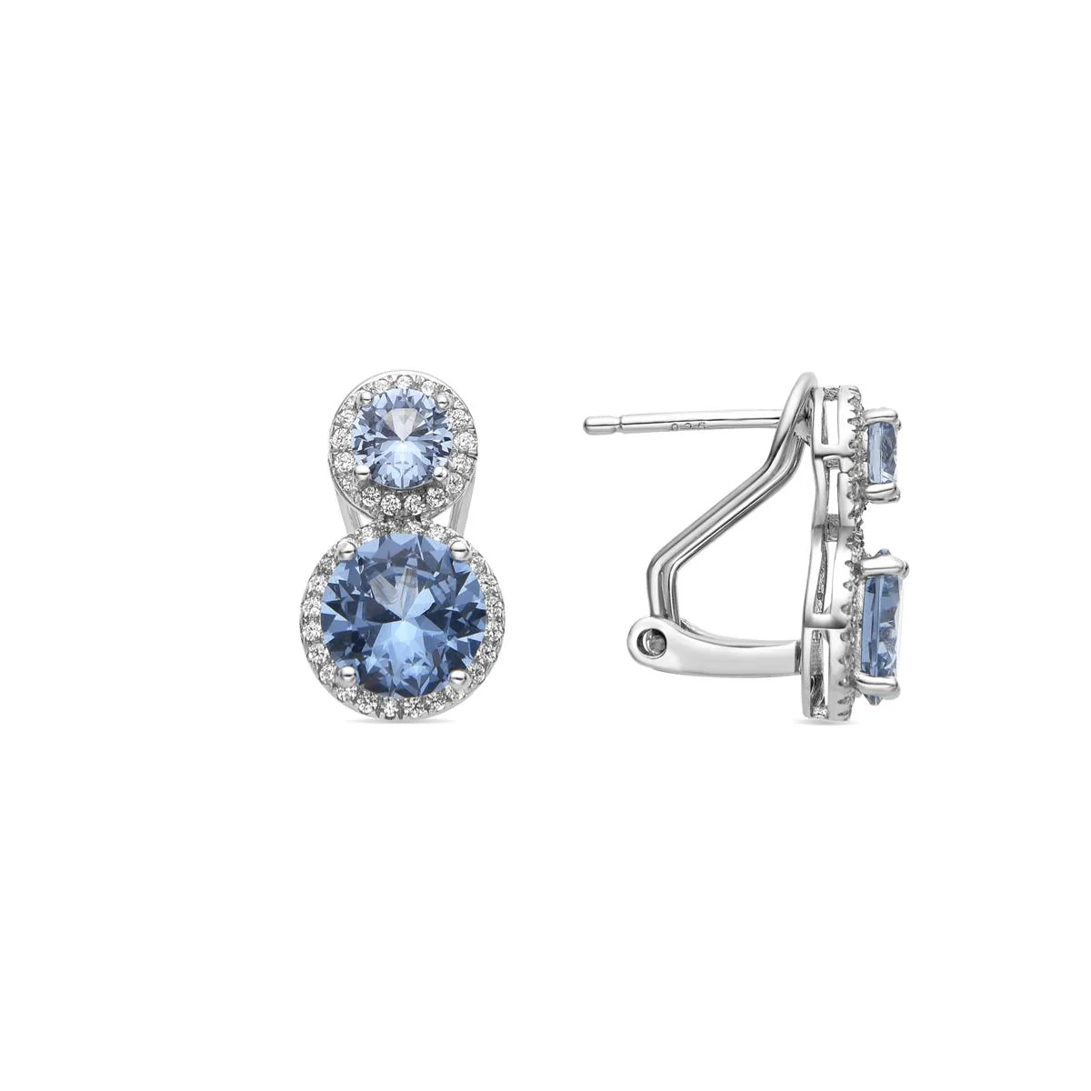 Pendientes Pruka Plata de Ley 925 - Pruka AZUL