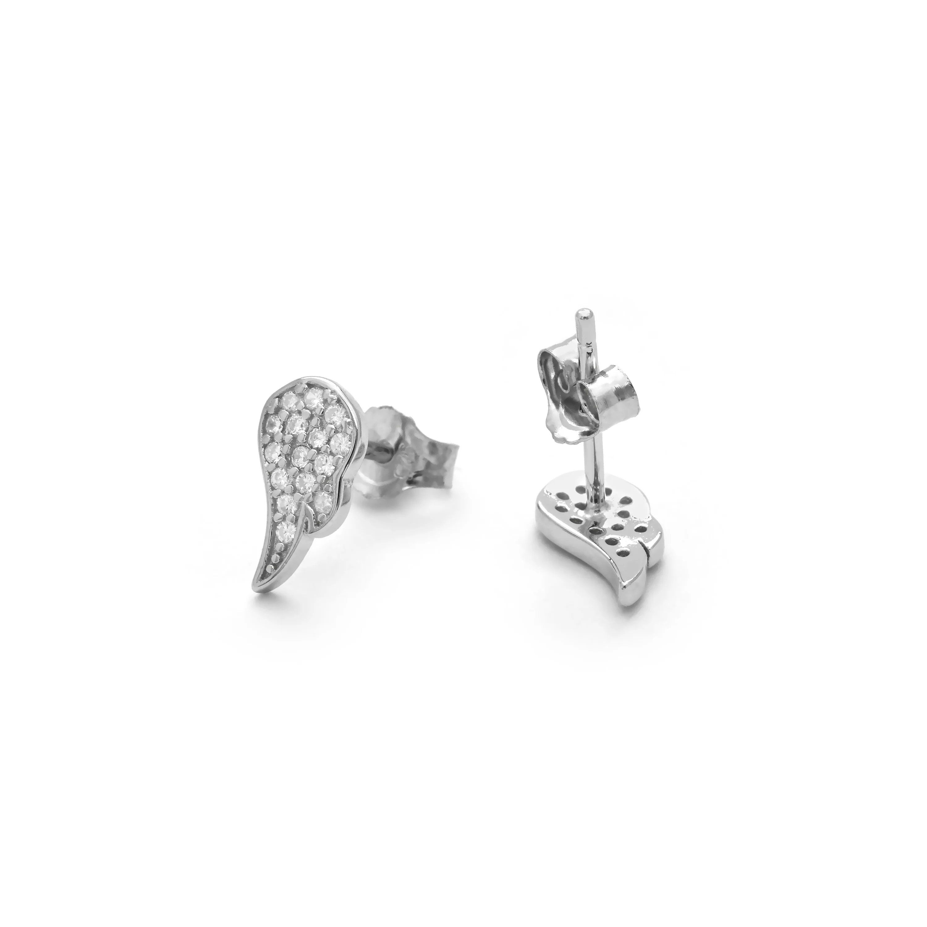 Pendientes de Plata de Ley 925 con Circonita Brillante acabados en rodio - Pureza - Image 5