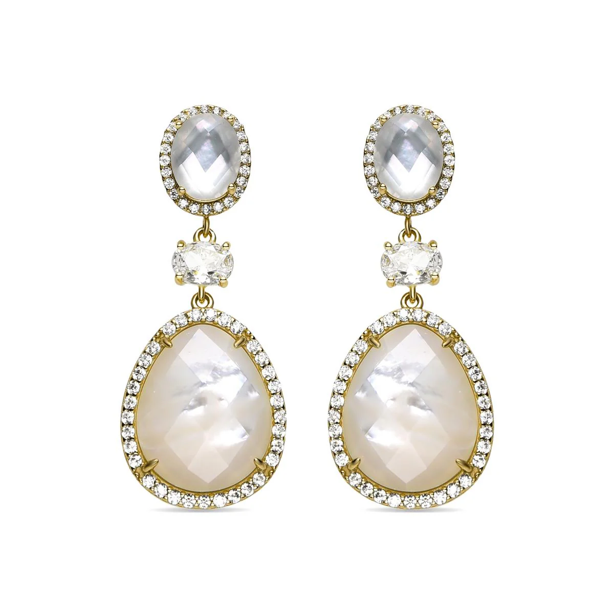 Pendientes Qaraj Plata de Ley 925 - Qaraj BLANCO