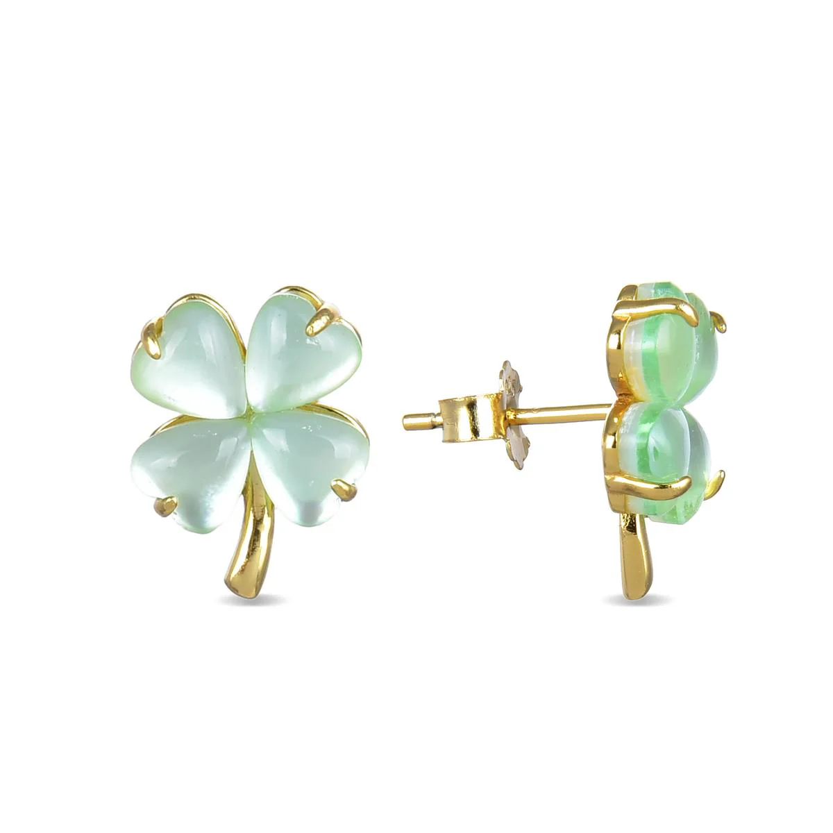 Pendientes Quako Plata De Ley 925 - Quako VERDE