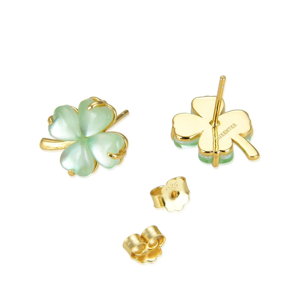 Pendientes Quako Plata De Ley 925 - Quako VERDE - Image 3