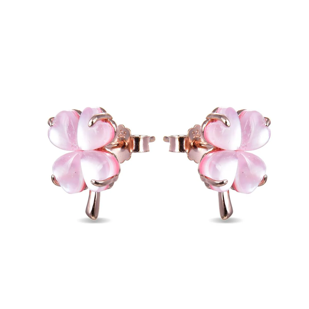 Pendientes Quako Plata De Ley 925 - Quako ROSA - Image 2