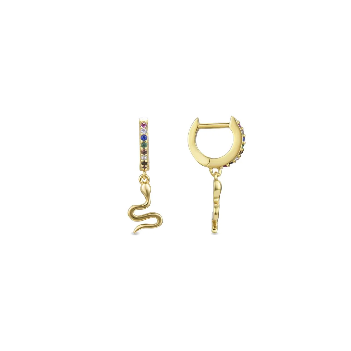 Pendientes Qurah Plata De Ley 925 - Qurah MULTICOLOR