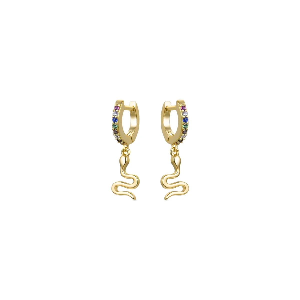 Pendientes Qurah Plata De Ley 925 - Qurah MULTICOLOR - Image 2