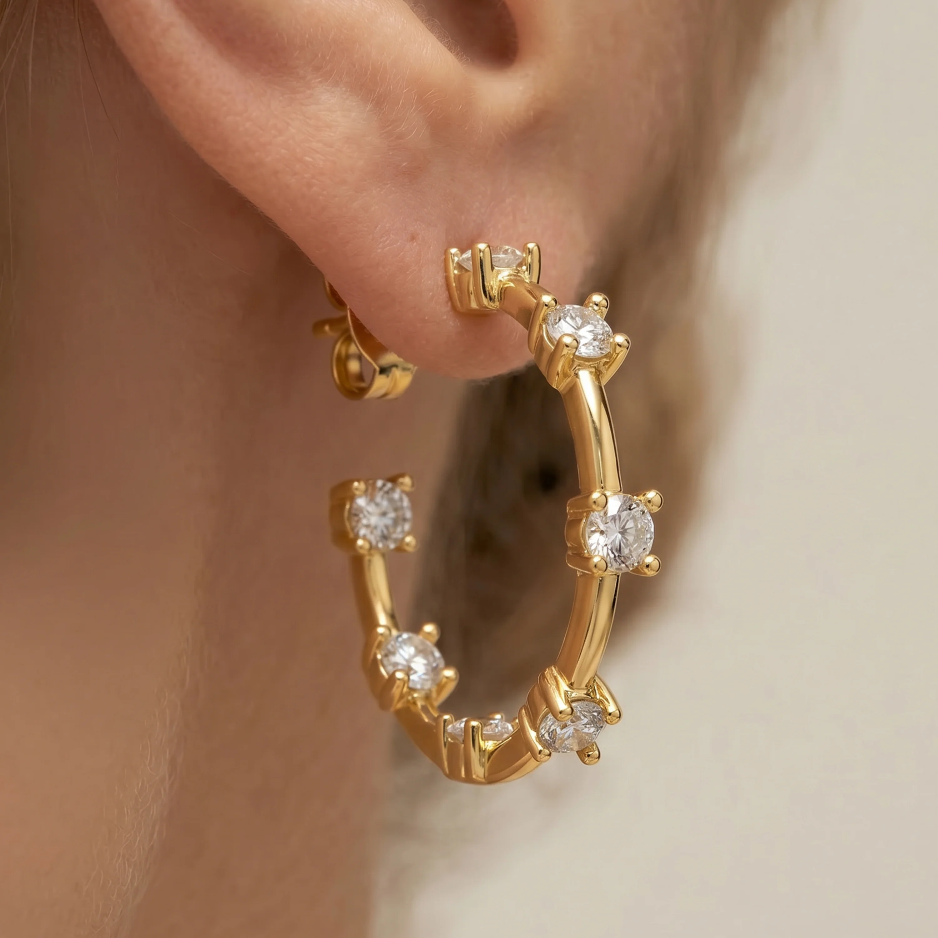 Pendientes Rablo acabado oro amarillo 18k - Rablo - Image 6