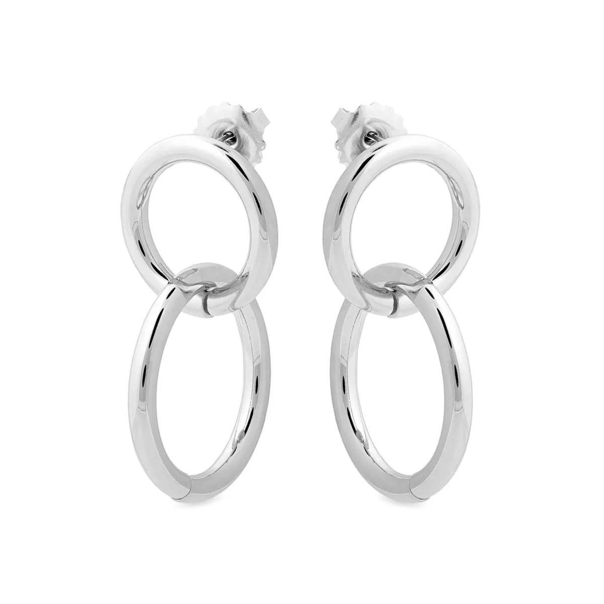 Pendientes Rada acabado en Rodio - Rada GRIS - Image 2