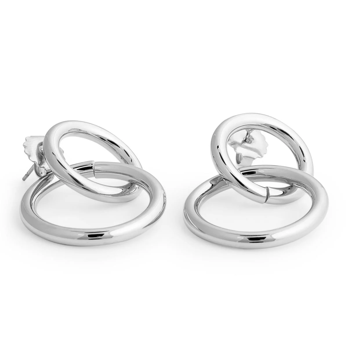 Pendientes Rada acabado en Rodio - Rada GRIS - Image 3