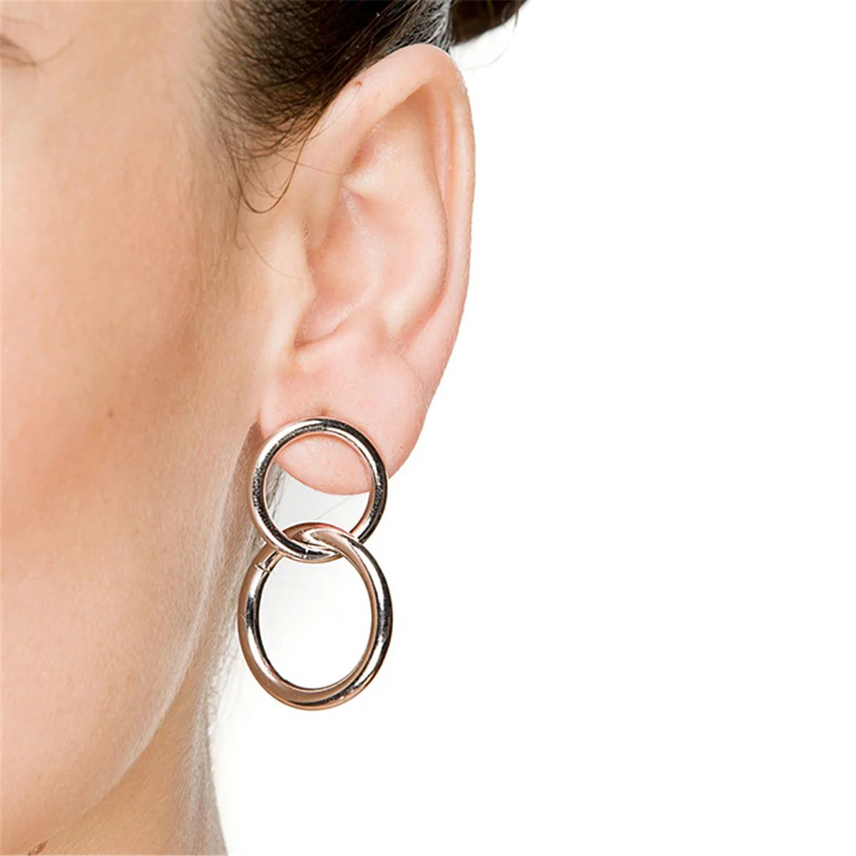 Pendientes Rada acabado en Rodio - Rada GRIS - Image 4