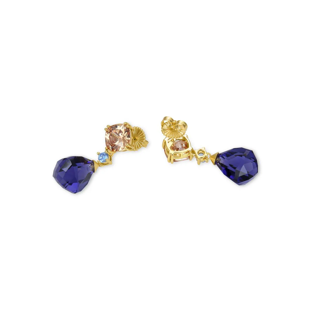 Pendientes Rahli Plata De Ley 925 - Rahli MULTICOLOR - Image 3