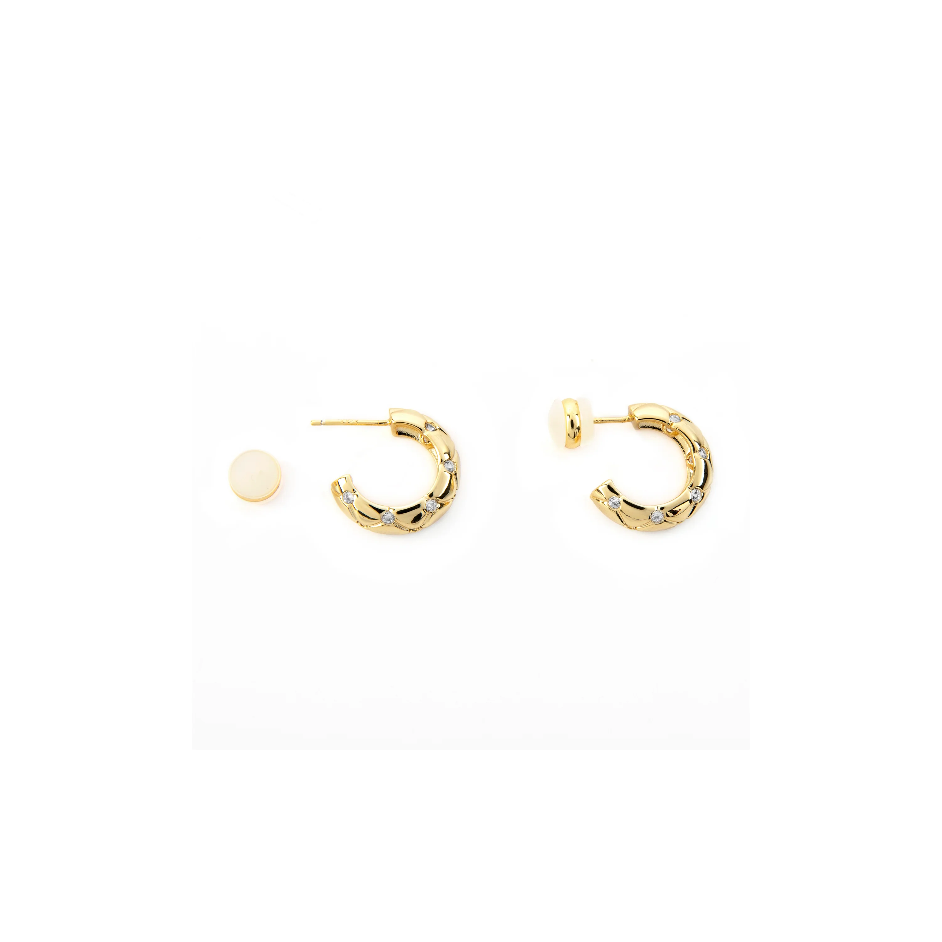 Pendientes acabado oro 18k - Rakhon - Image 4
