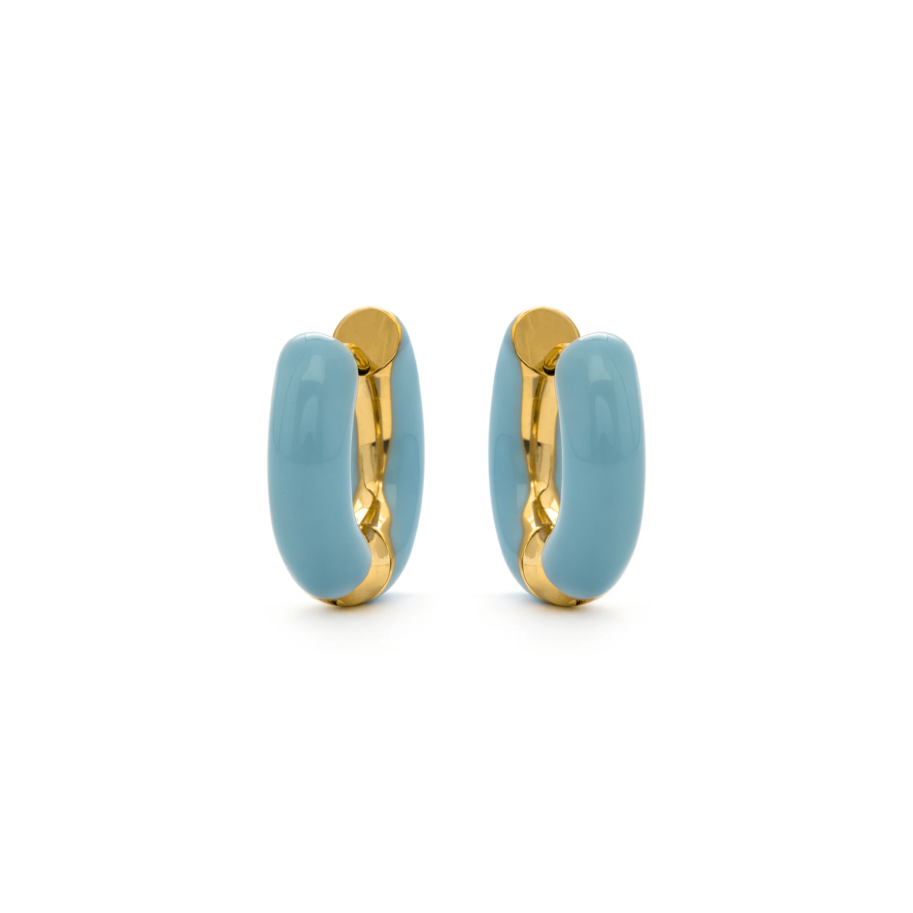 Pendientes acabados en oro amarillo 18K - Raki - Image 3