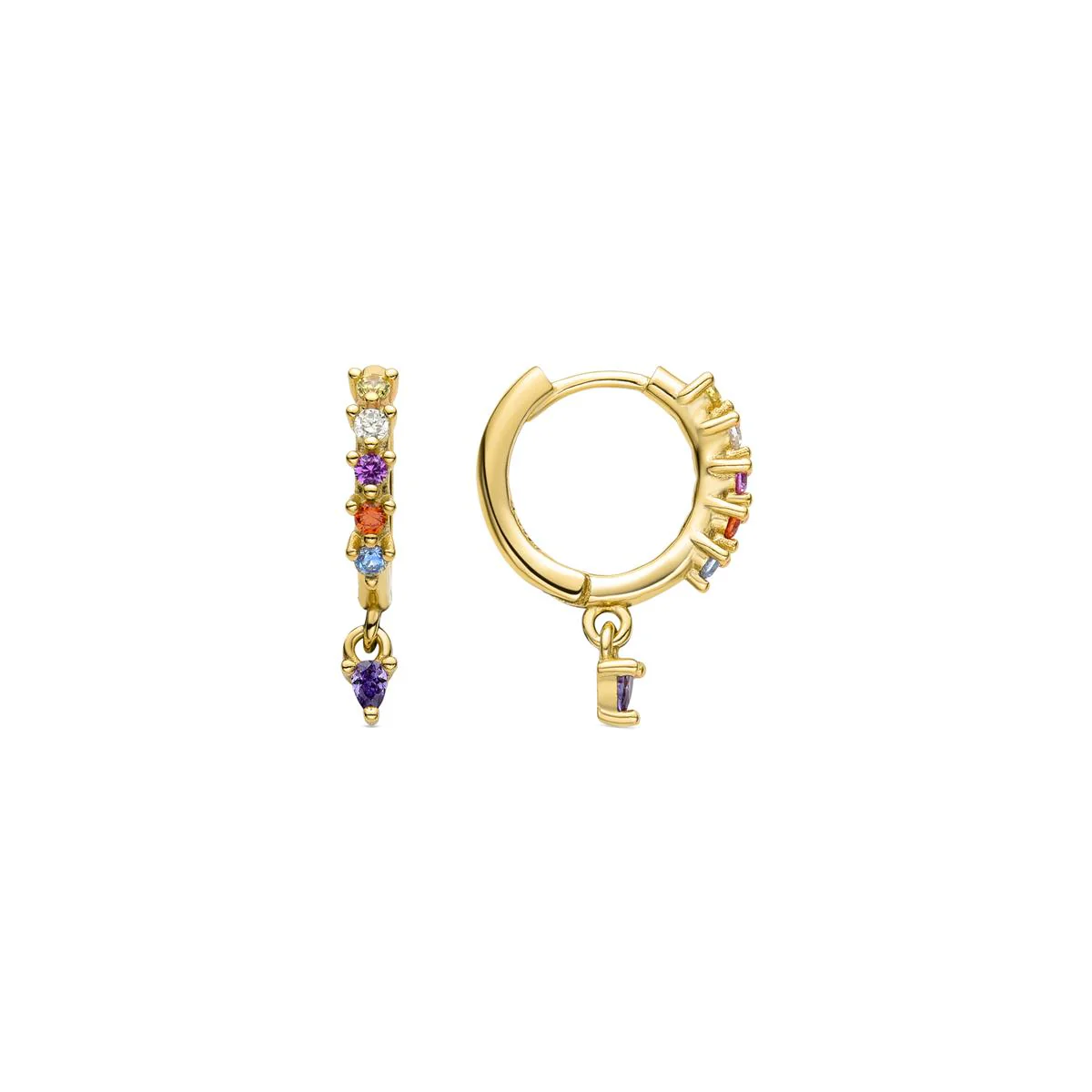 Pendientes Rakma Plata De Ley 925 - Rakma MULTICOLOR