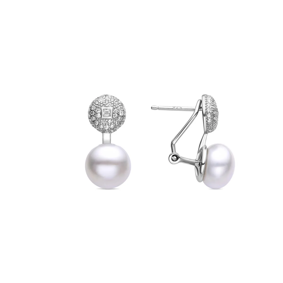 Pendientes Raku Plata de Ley 925 - Raku BLANCO