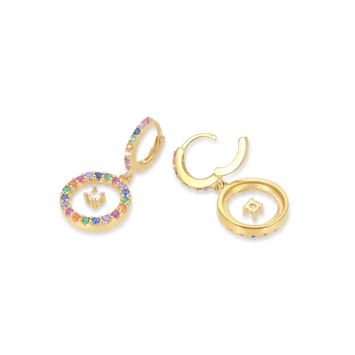 Pendientes Raldain Plata De Ley 925 - Raldain MULTICOLOR - Image 3