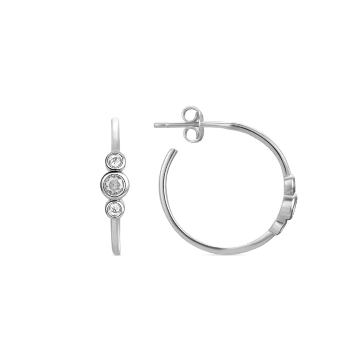 Pendientes Rargai Plata De Ley 925 - Rargai BLANCO