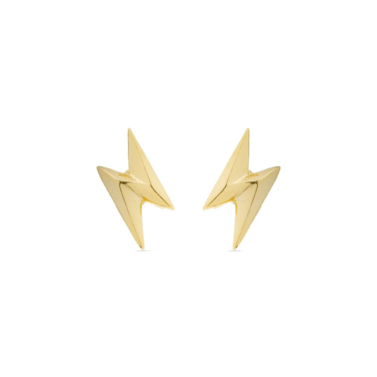 Pendientes Rayo Plata de Ley 925 - Rayo AMARILLO