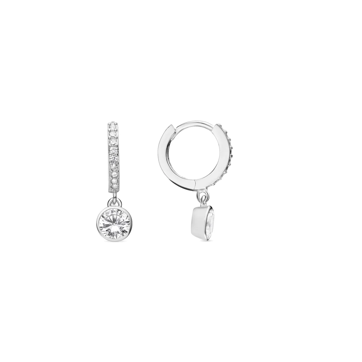 Pendientes Reau Plata De Ley 925 - Reau BLANCO