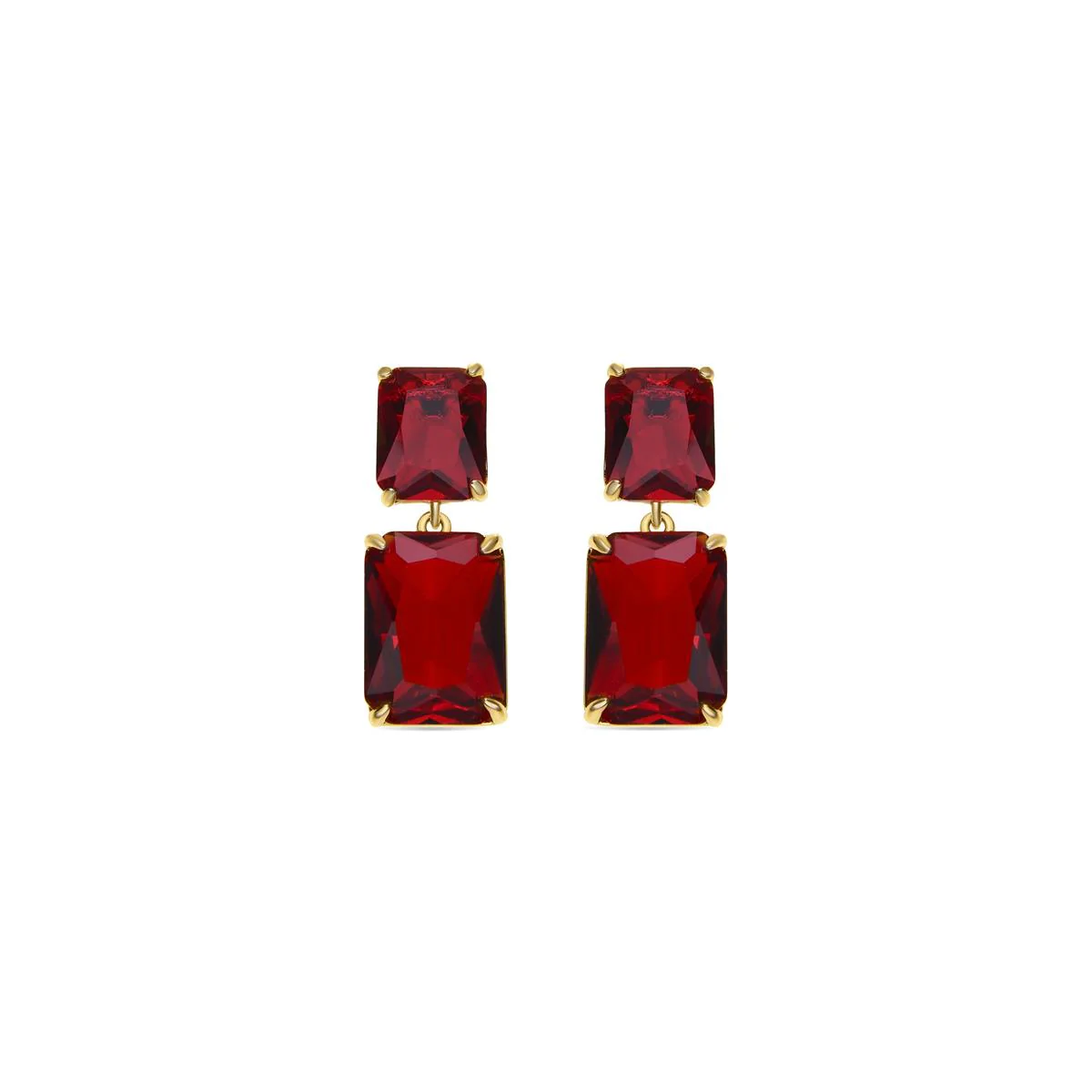 Pendientes Reifa acabado oro 18k - Reifa ROJO