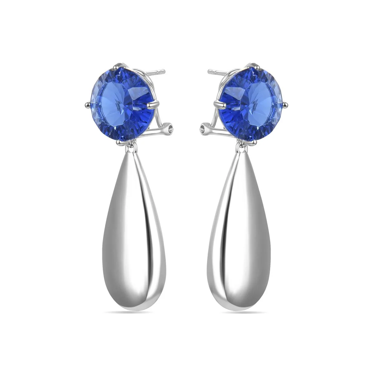 Pendientes Rekfat Plata De Ley 925 - Rekfat AZUL - Image 2
