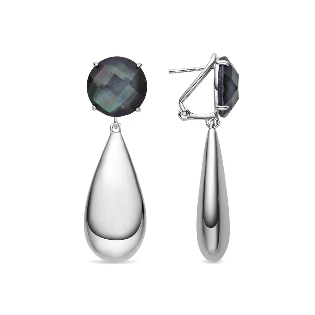 Pendientes Rekfat Plata de Ley 925 - Rekfat BLANCO