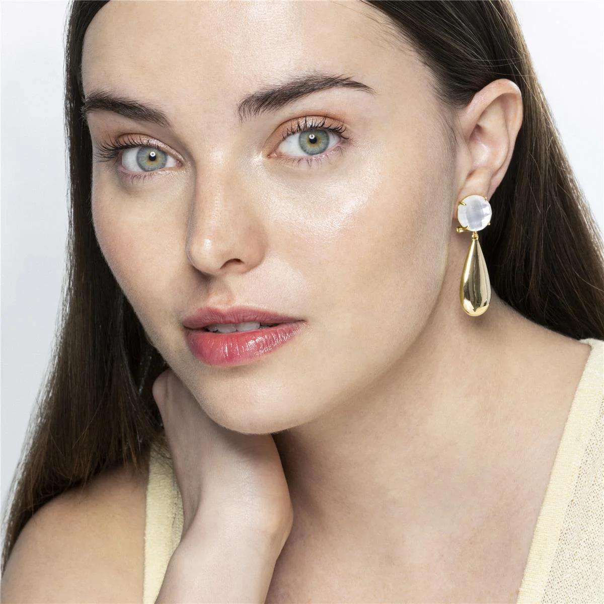 Pendientes Rekfat Plata de Ley 925 - Rekfat BLANCO - Image 3