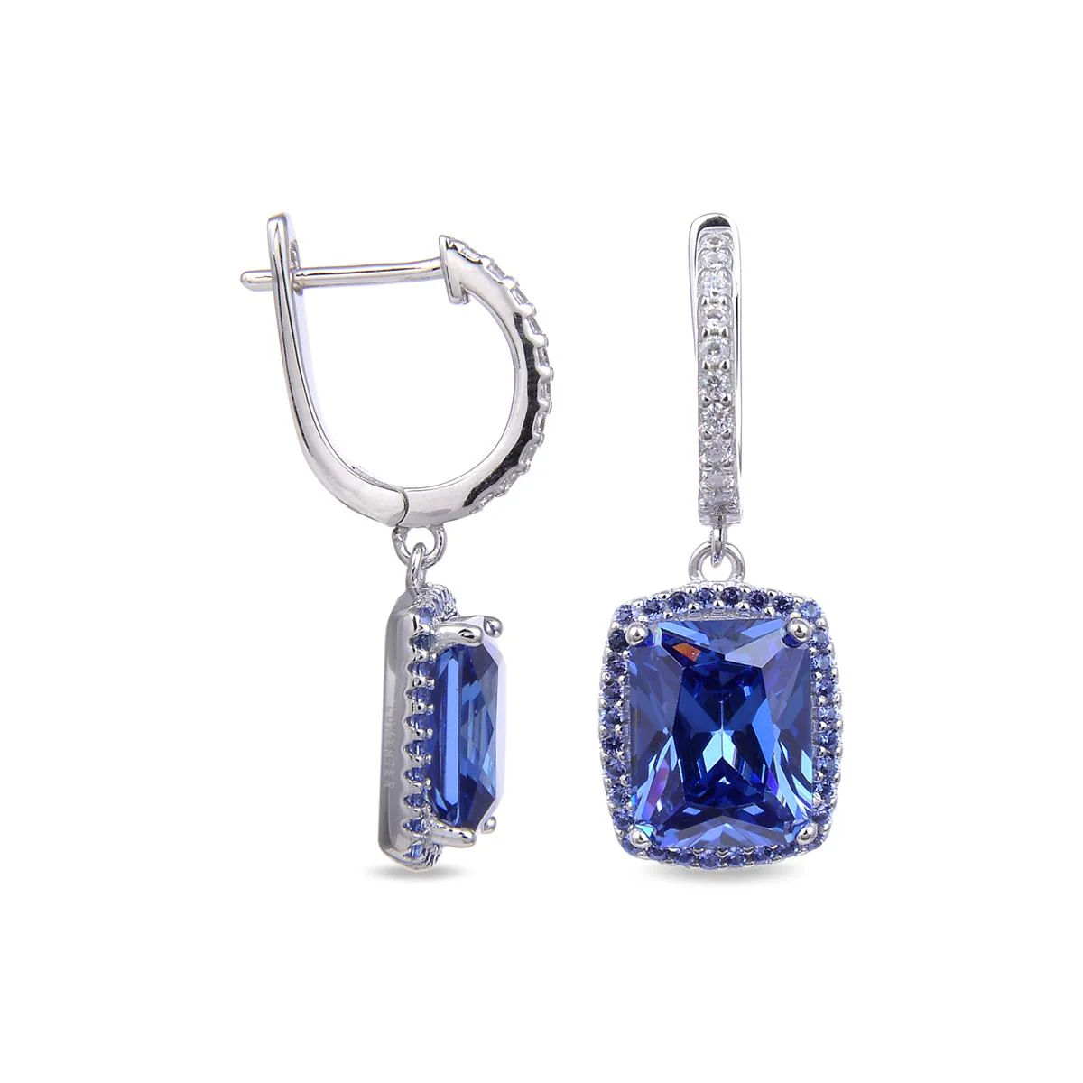 Pendientes Repios Plata De Ley 925 - Repios AZUL