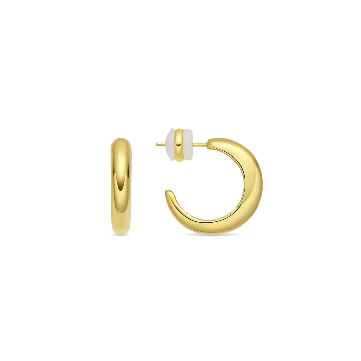 Pendientes acabado en oro amarillo de 18k - Reya