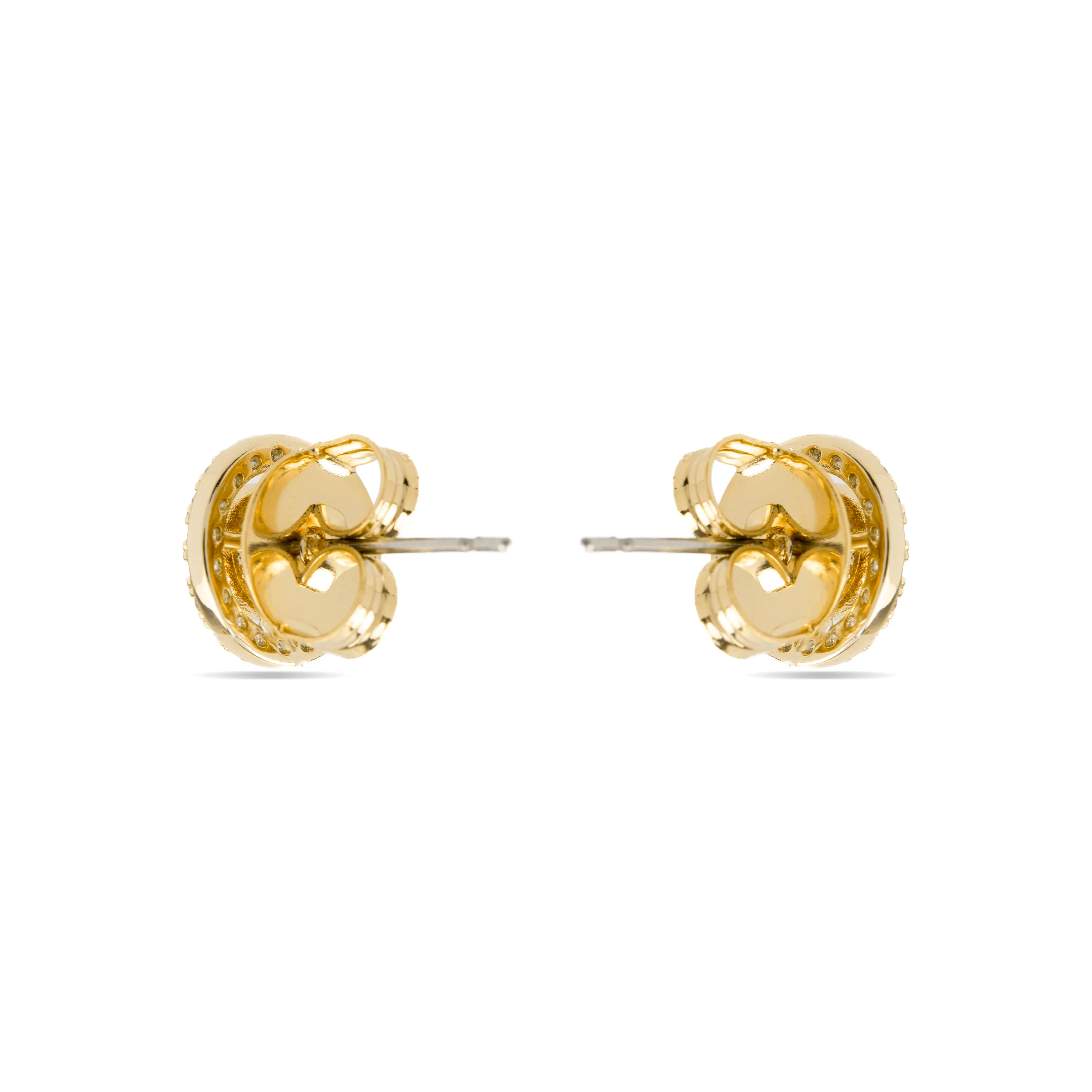 Pendientes con Circonita Brillante acabado oro 18k - Riashe - Image 3