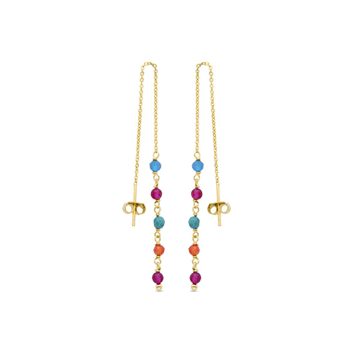 Pendientes Rim Plata de Ley 925 - Rim MULTICOLOR