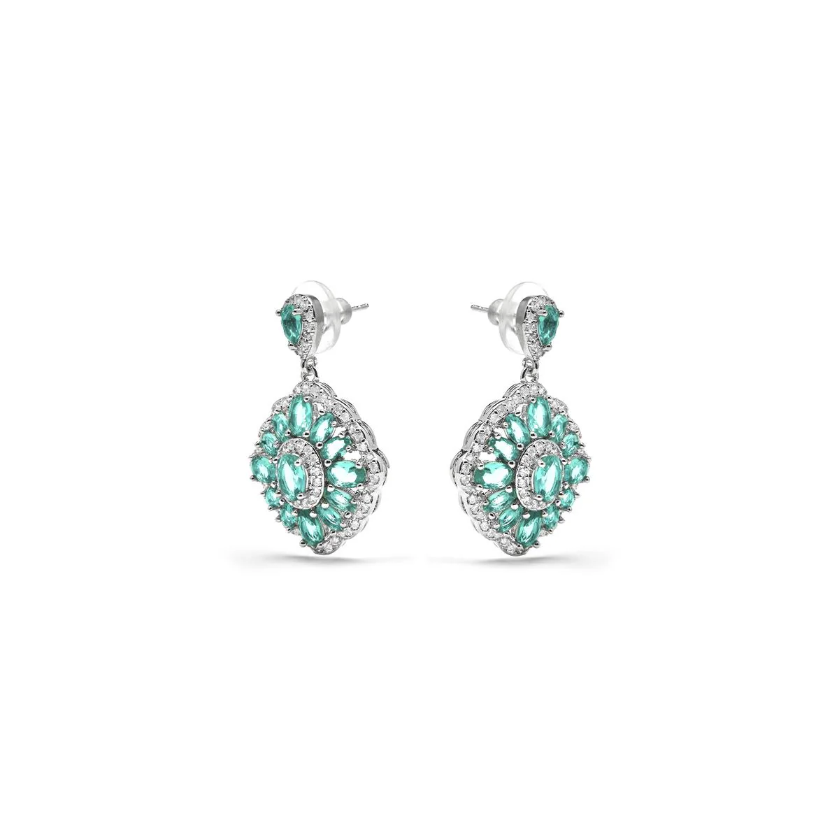 Pendientes Rirai acabado plata - Rirai BLANCO - Image 2
