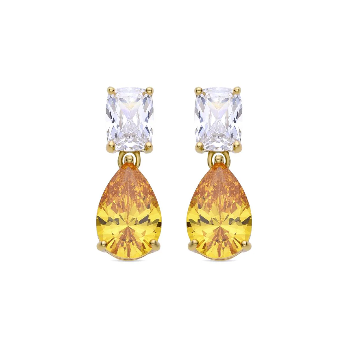 Pendientes Risius Plata de Ley 925 - Risius AMARILLO