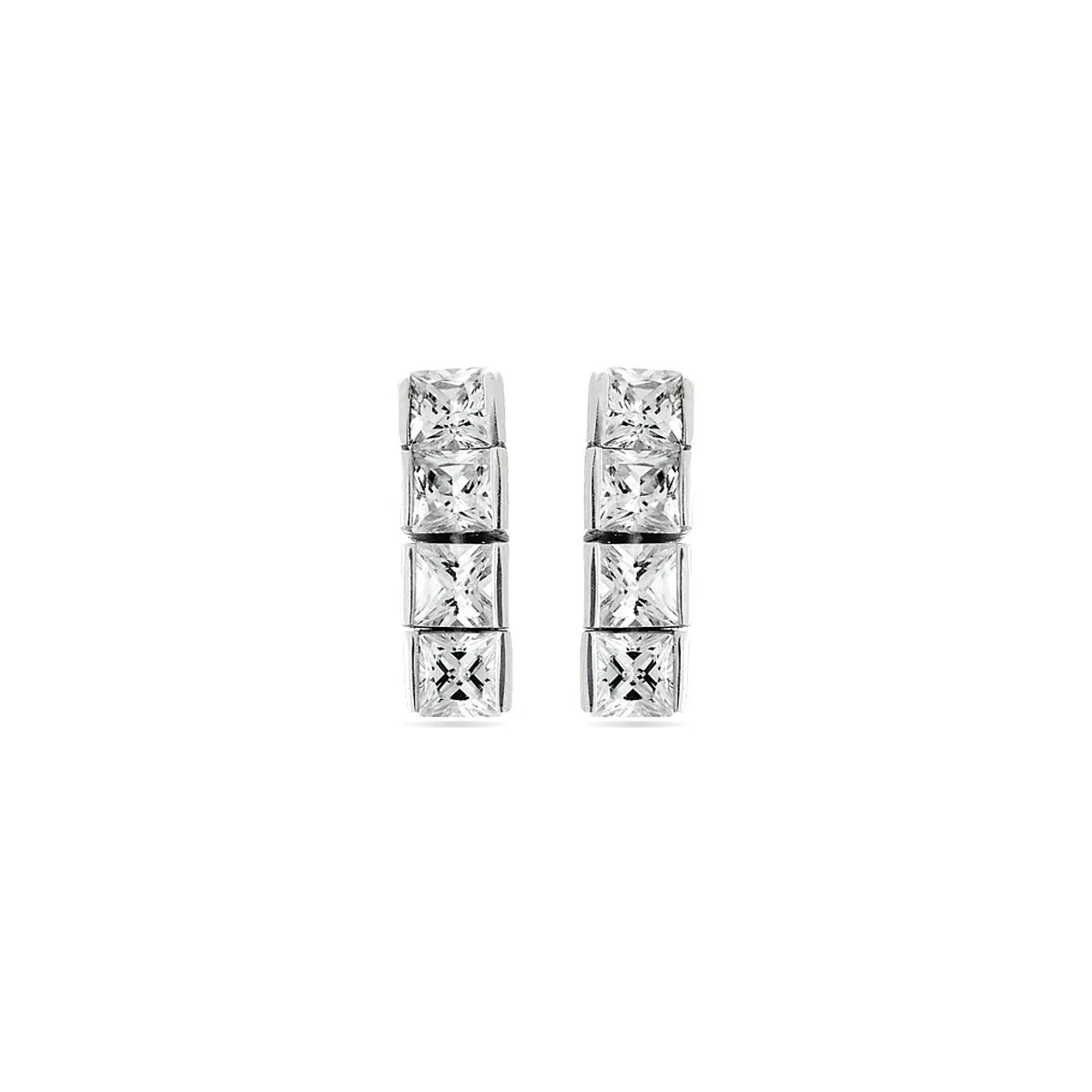 Pendientes Riviere Plata De Ley 925 - Riviere BLANCO