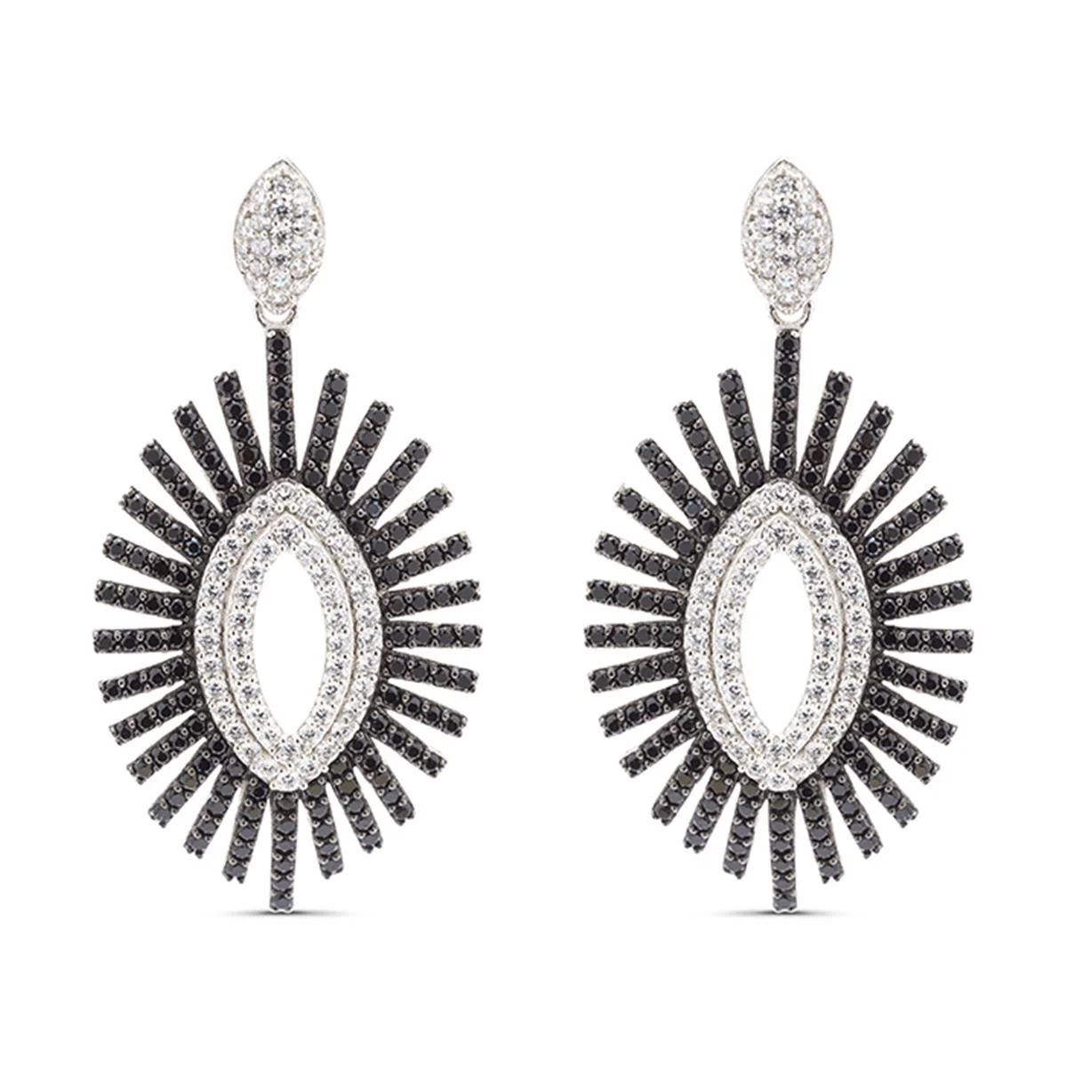 Pendientes Ro Plata De Ley 925 - Ro BLANCO