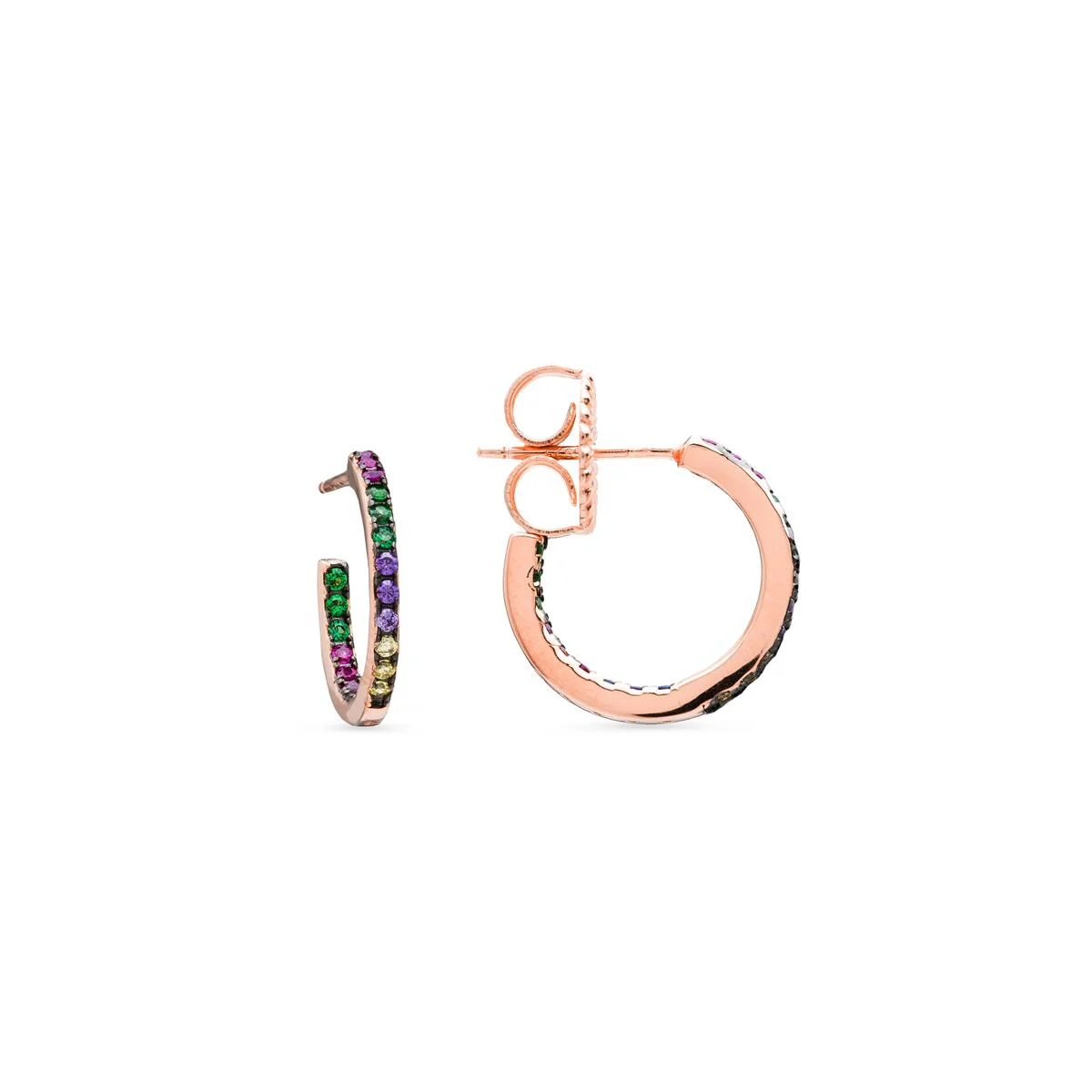 Pendientes Roa Plata De Ley 925 - Roa MULTICOLOR