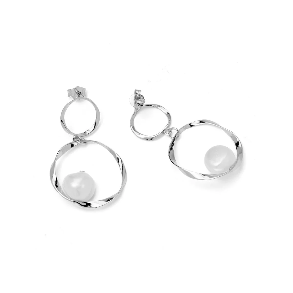 Pendientes Rokohr Plata De Ley 925 - Rokohr BLANCO - Image 3