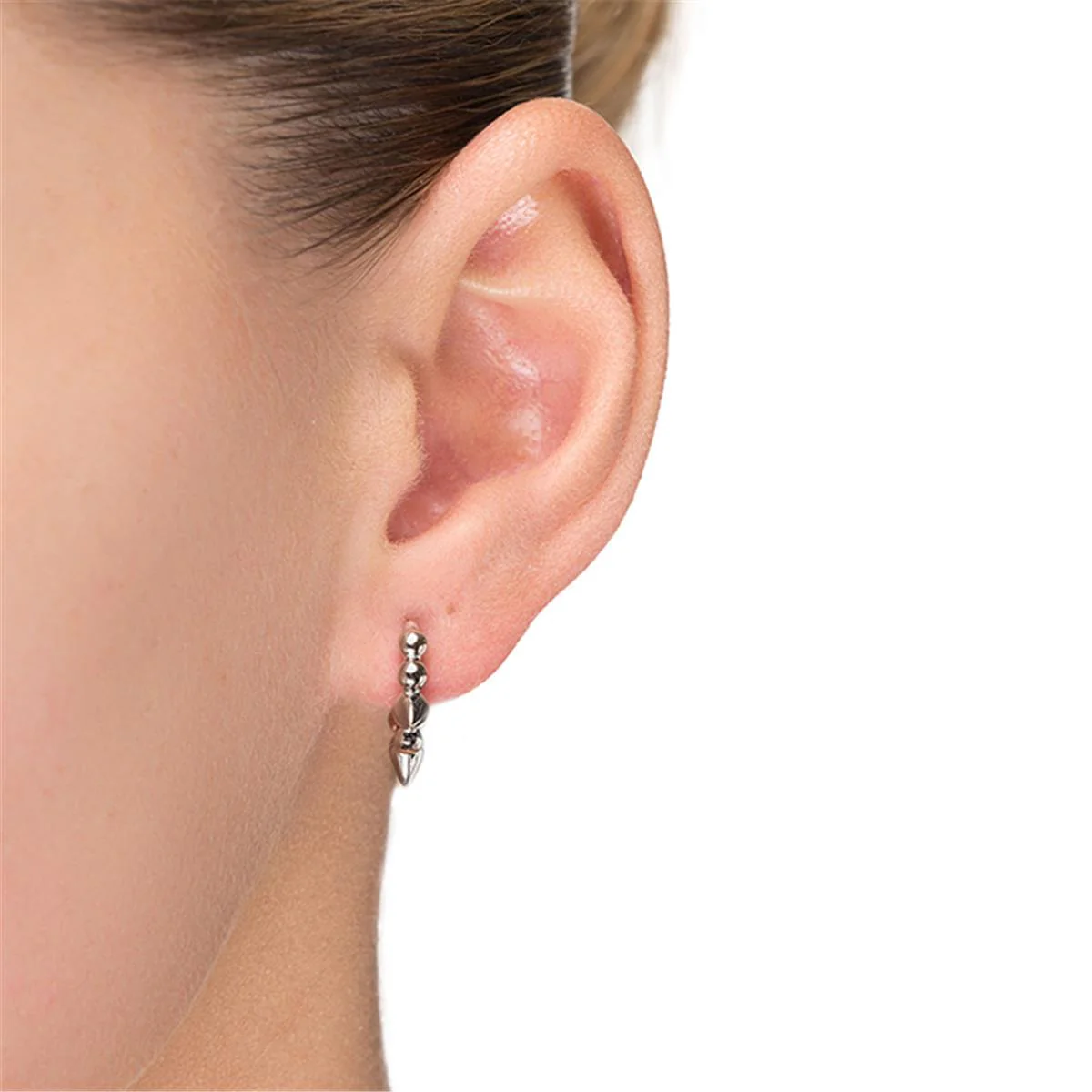 Pendientes Roni Plata De Ley 925 - Roni GRIS - Image 2