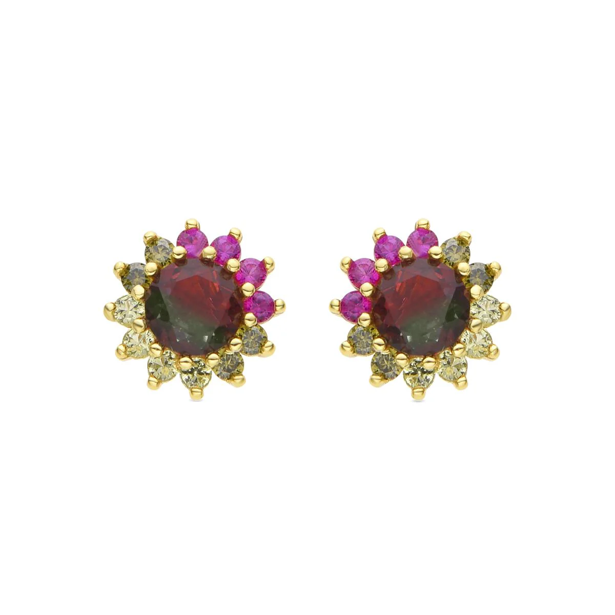 Pendientes Rotha Plata de Ley 925 - Rotha VERDE