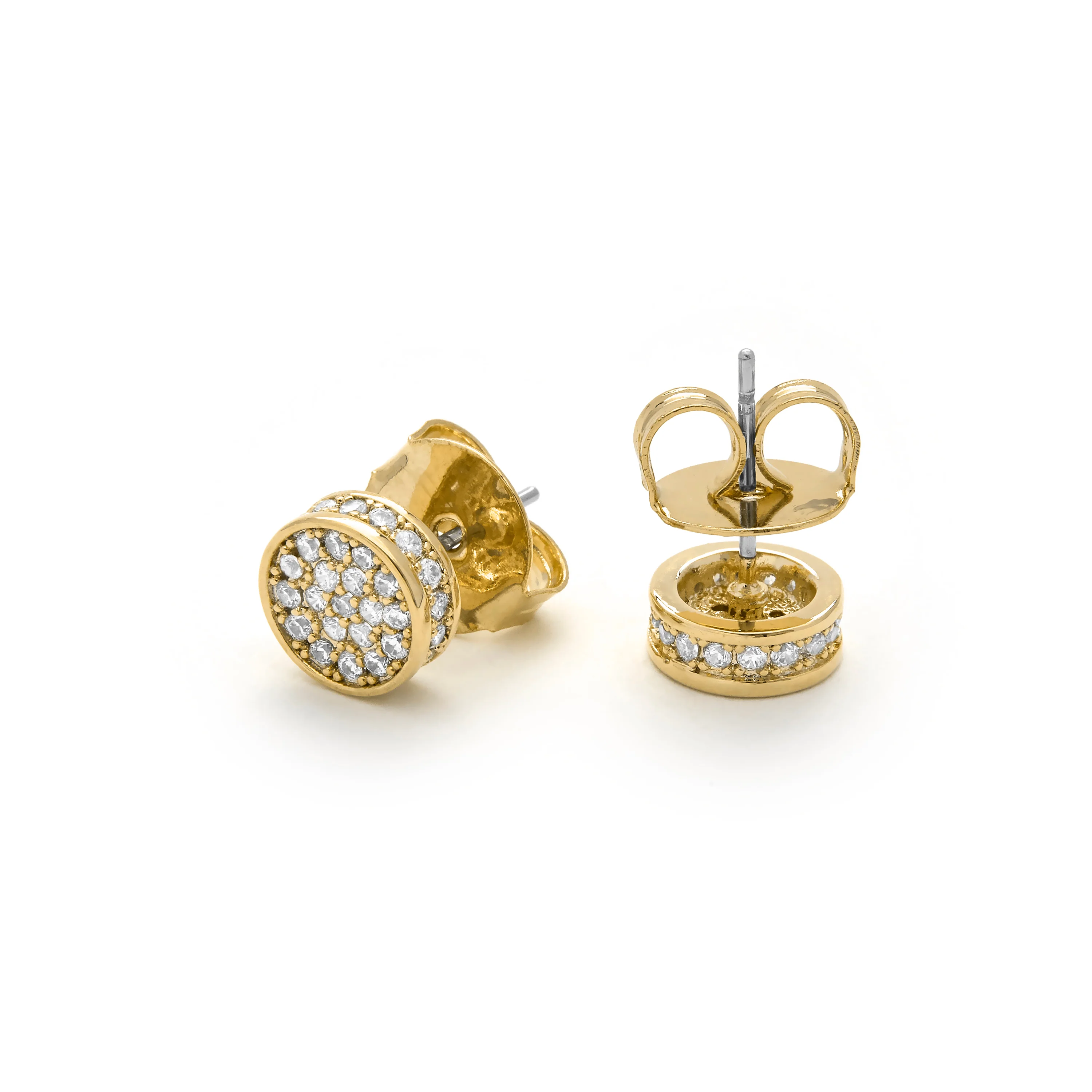 Pendientes acabado en oro amarillo 18k - Rounvi - Image 3