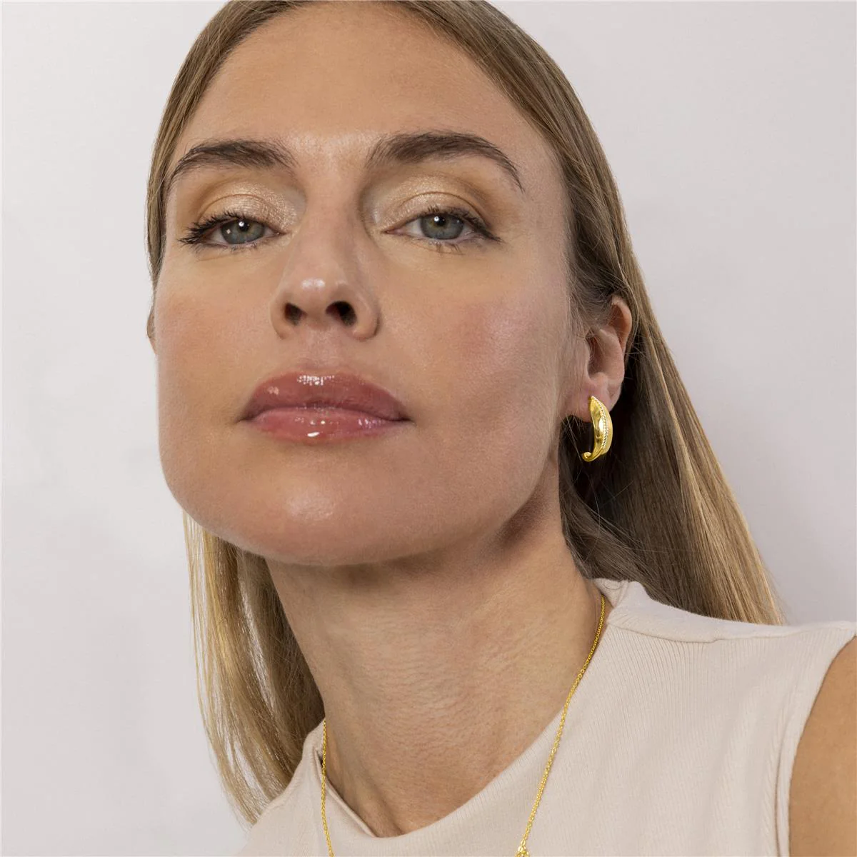 Pendientes Rulin Plata de Ley 925 - Rulin BLANCO - Image 2