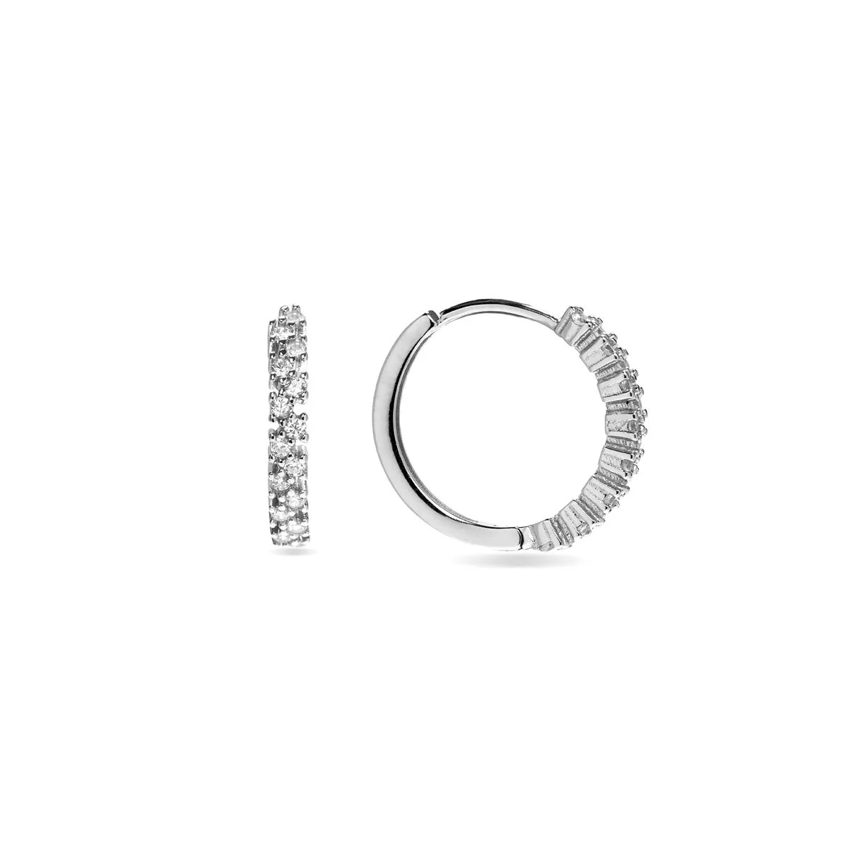 Pendientes Ruma Plata De Ley 925 - Ruma BLANCO