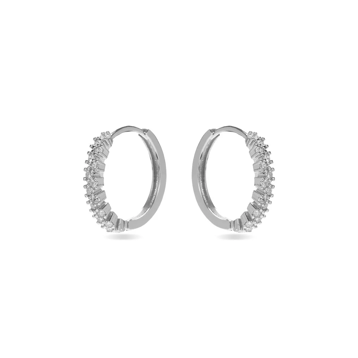 Pendientes Ruma Plata De Ley 925 - Ruma BLANCO - Image 2