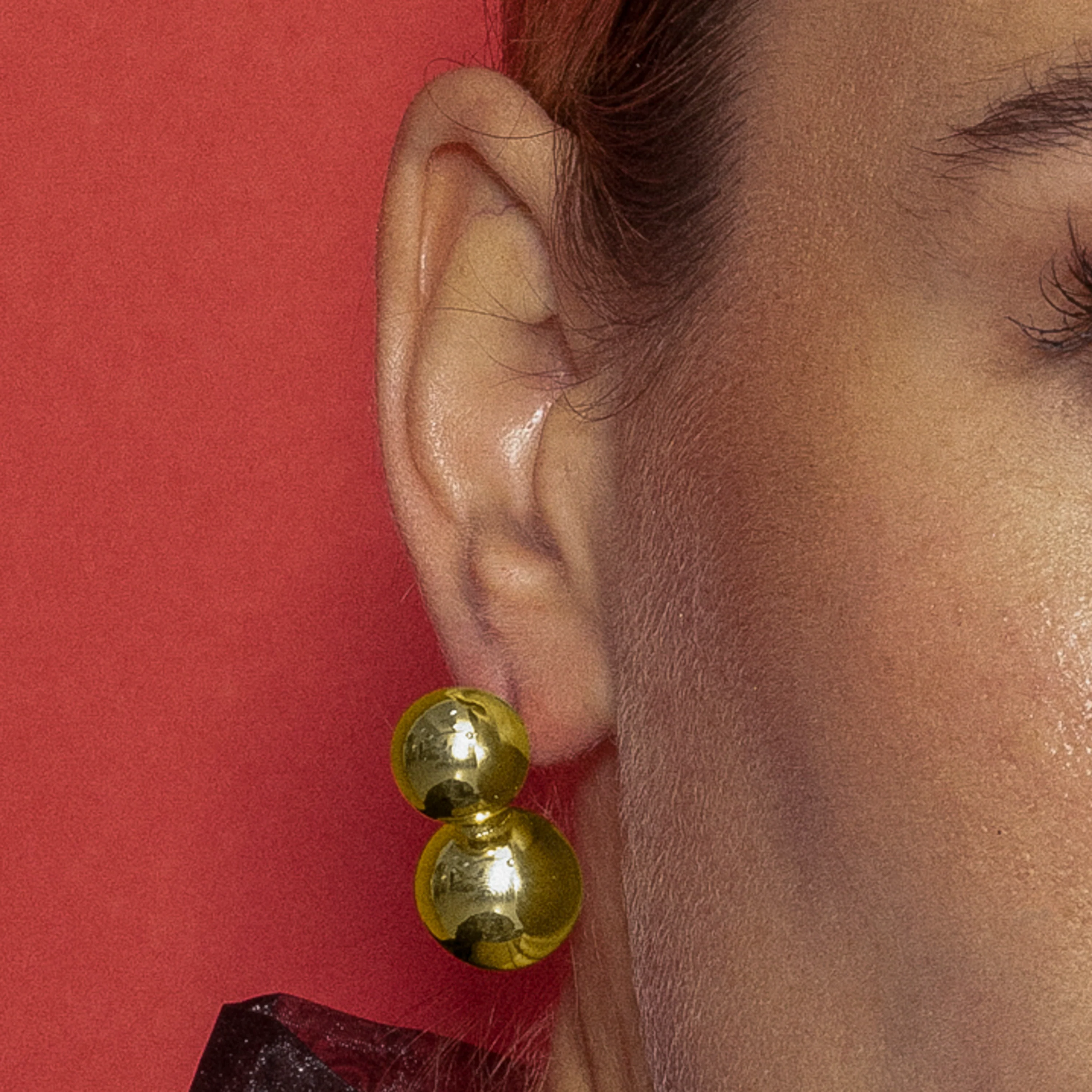Pendientes acabado oro 18k - Ryro - Image 4