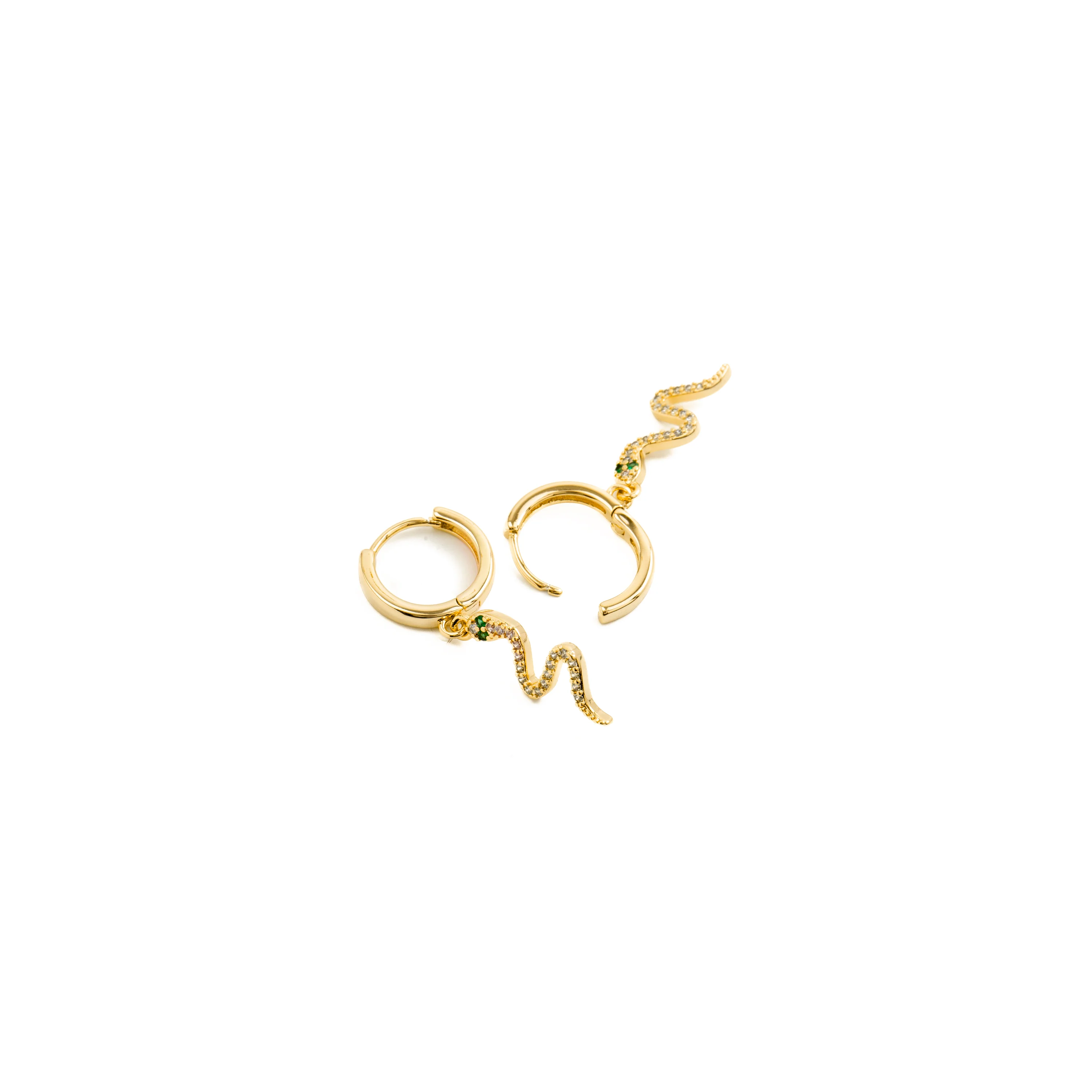Pendientes de Circonita Brillante acabados en oro amarillo 18K - Rysil - Image 5