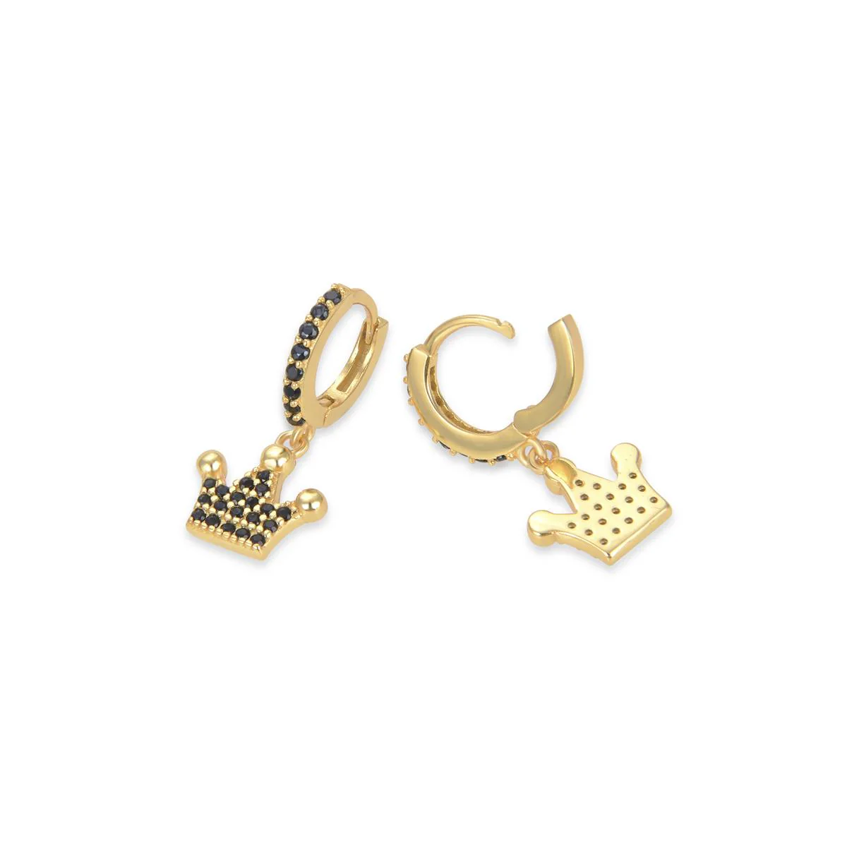 Pendientes Ryzi Plata De Ley 925 - Ryzi NEGRO - Image 3